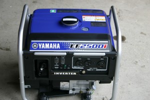 野外イベントの電源確保にインバーター発電機