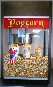 夏祭りの模擬店メニューに、ポップコーン