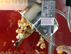 タイミングよくケトルをひっくり返して！出来上がり