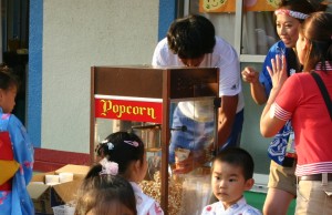 キャラメルポップコーンは、お祭りでも大人気