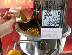 キャラメルポップコーンレシピは、弊社のレンタルマシーン用に作られたものです(^^)